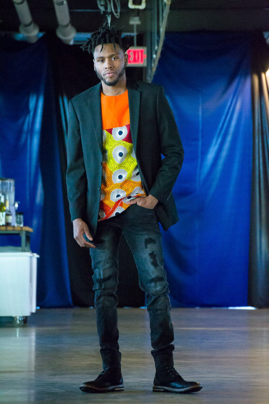 6. Haba (Rare) Ankara Long Sleeved Shirt