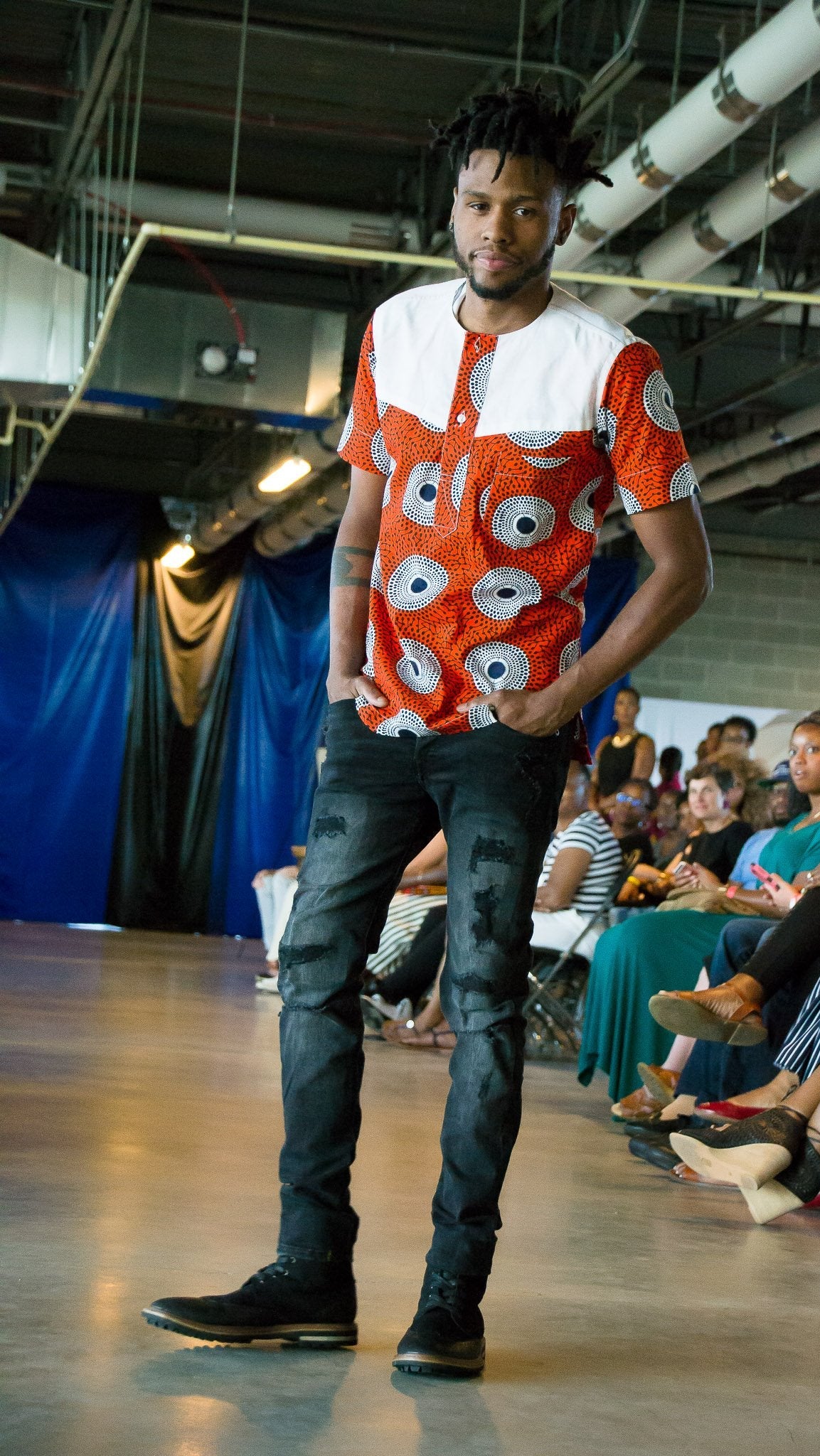 Poa (Cool) Ankara Short Sleeved Shirt