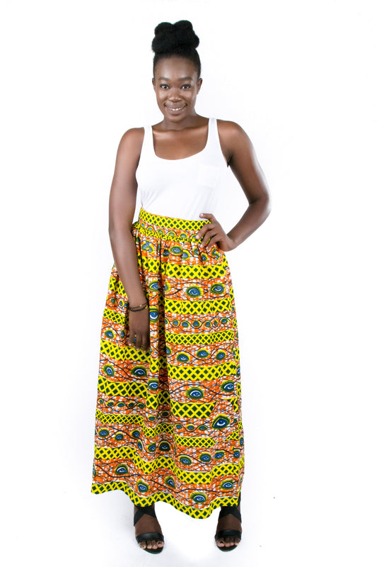 20. Anigye(Joy) Maxi Skirt with Pocket