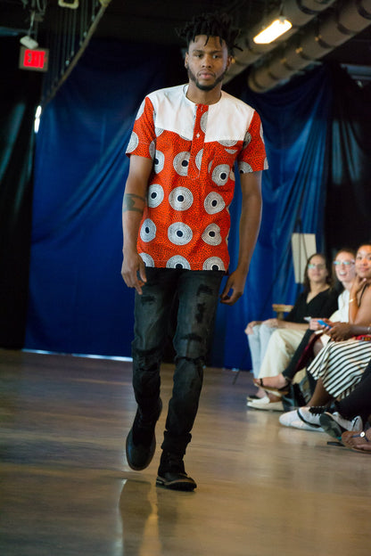Poa (Cool) Ankara Short Sleeved Shirt