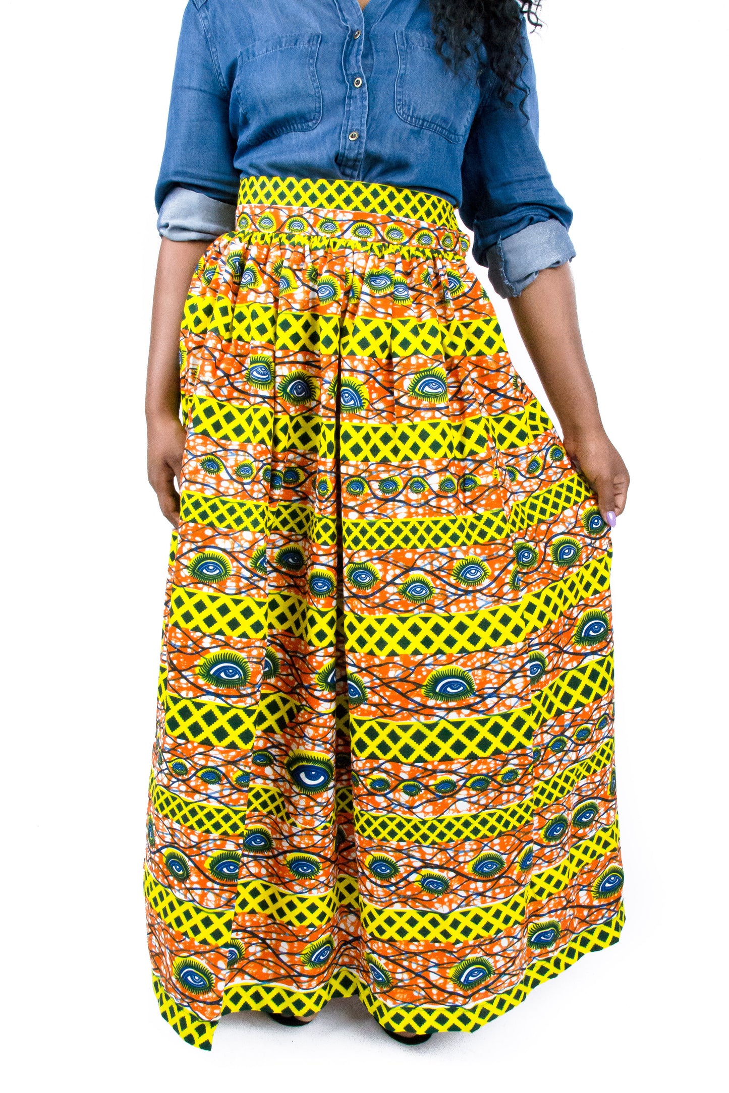 Anigye(Joy) Maxi Skirt with Pocket