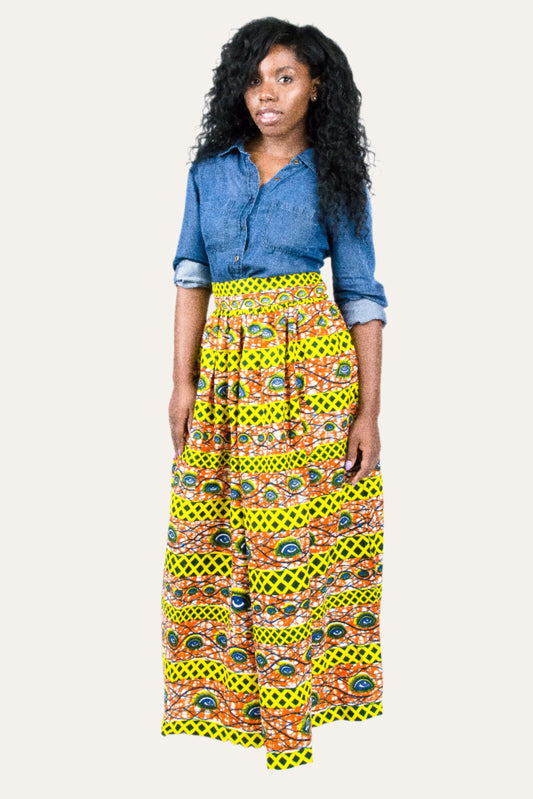 Anigye(Joy) Maxi Skirt with Pocket