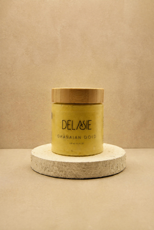 Yellow Ghanaian Gold with Whipped Shea & Cocoa Body Butter